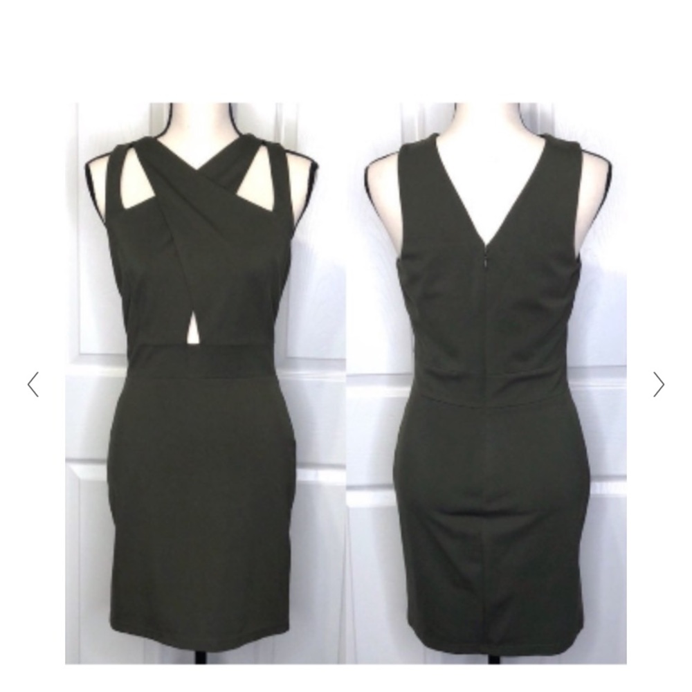Black Ali and Jay dress with keyhole cutout